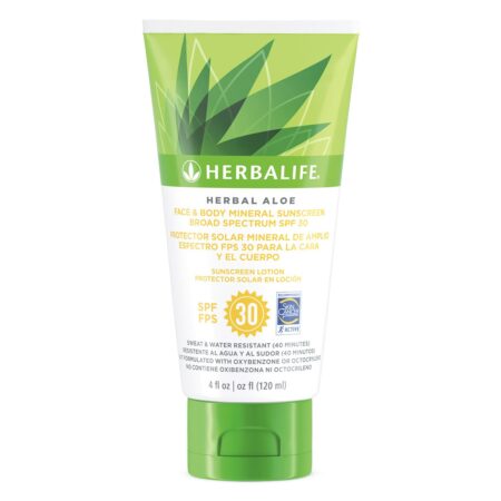 Herbal Aloe Face & Body Mineral Sunscreen Broad Spectrum SPF 30