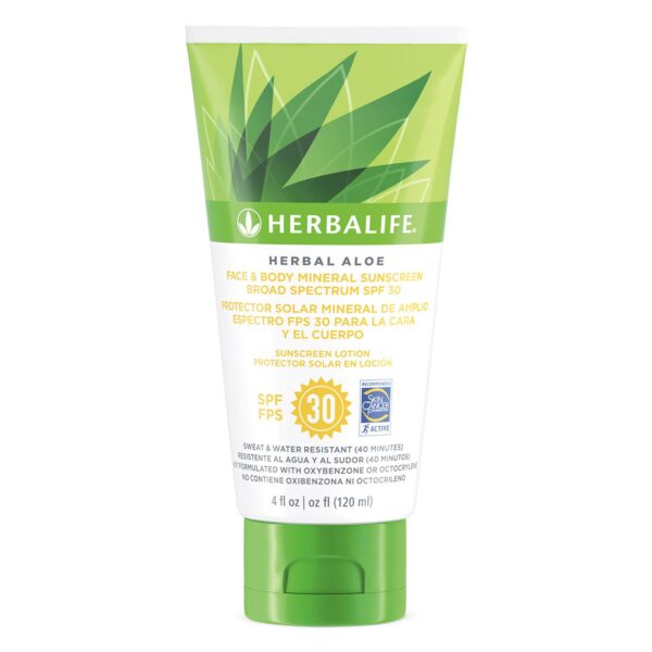 Herbal Aloe Face & Body Mineral Sunscreen Broad Spectrum SPF 30